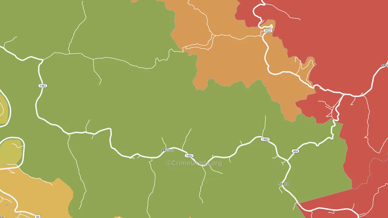 Panco, KY Map of Assault Rates
