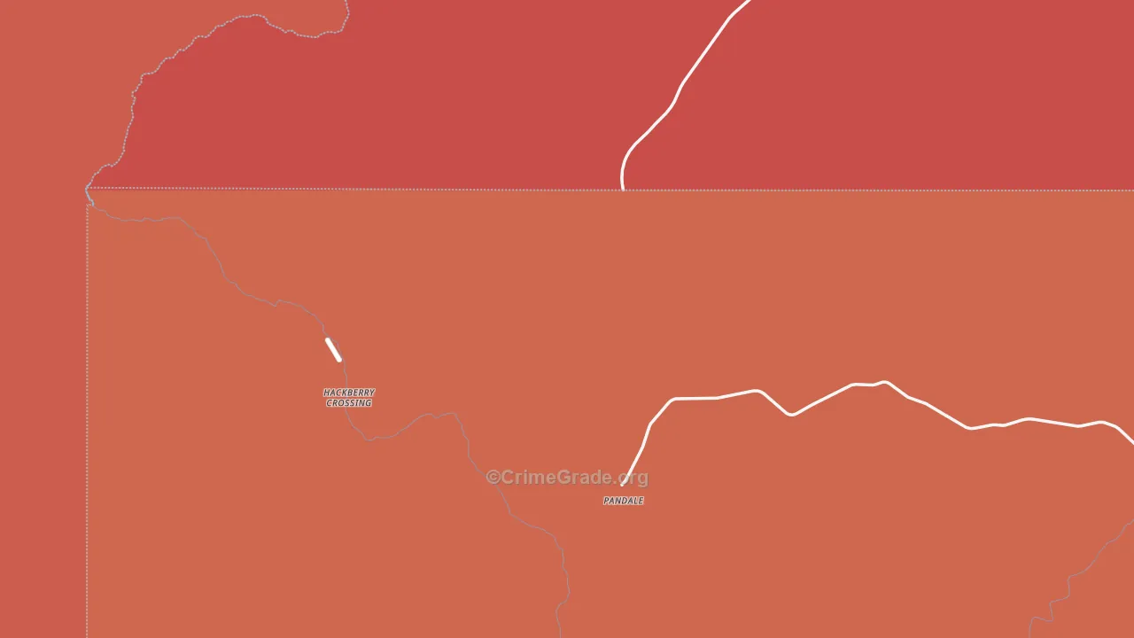 Pandale, TX Map of Assault Rates