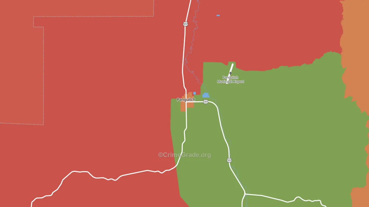 Panguitch, UT Map of Assault Rates
