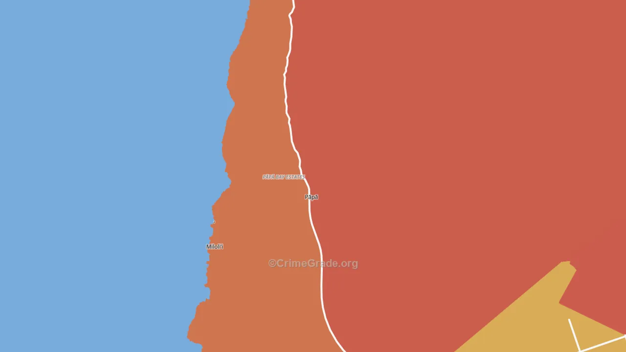 Papa, HI Map of Assault Rates