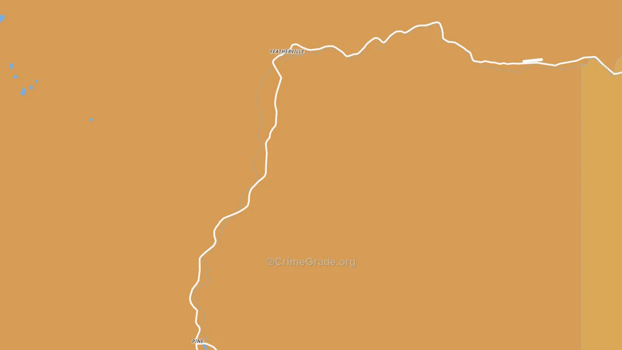 Paradise Hot Springs, ID Map of Assault Rates