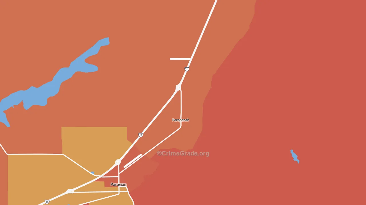 Paragonah, UT Map of Assault Rates