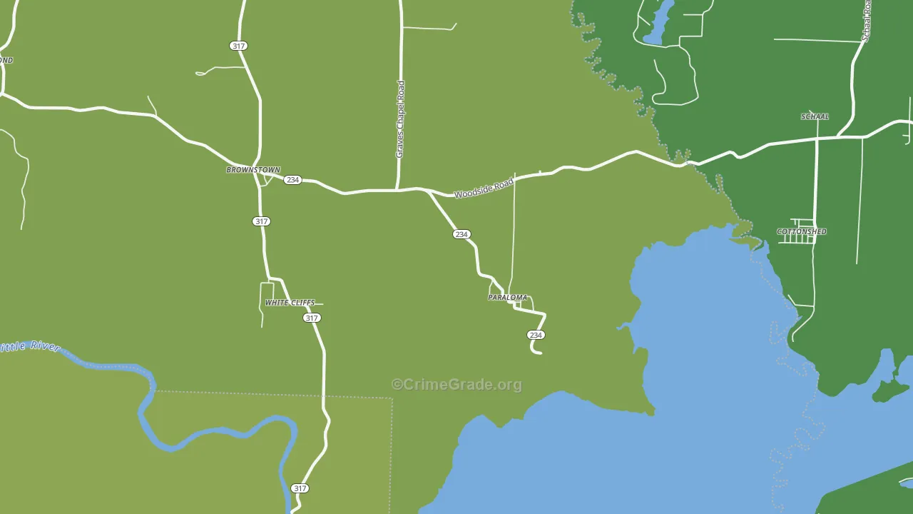 Paraloma, AR Map of Assault Rates