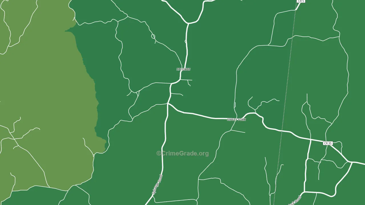 Parham, MS Map of Assault Rates