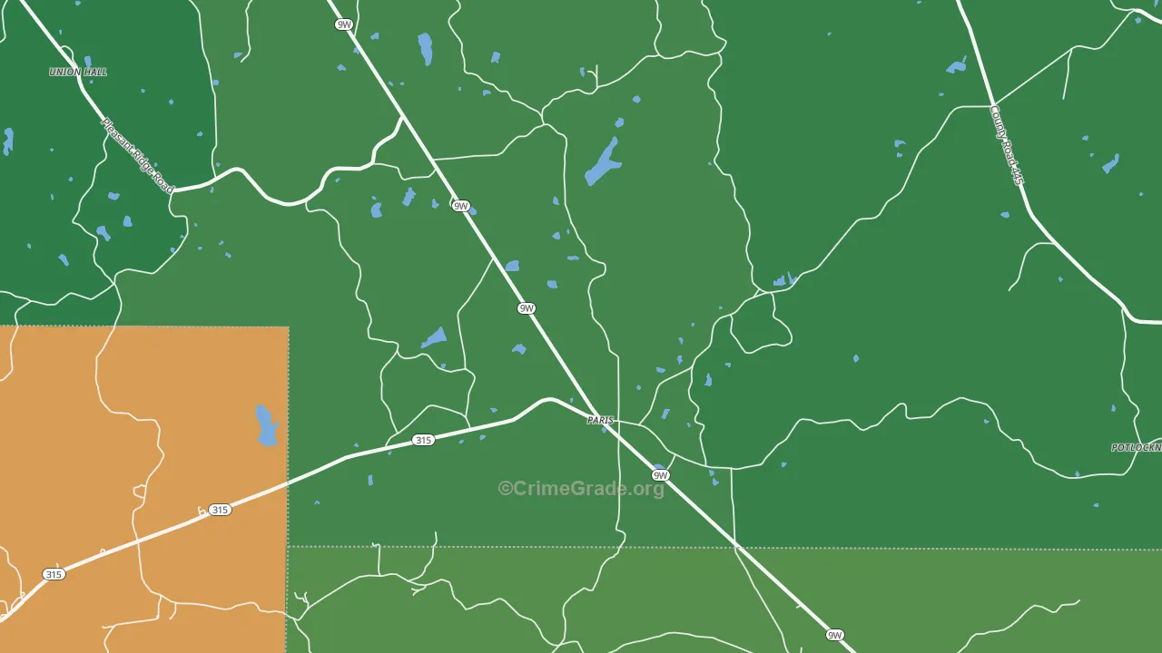 Paris, MS Map of Assault Rates