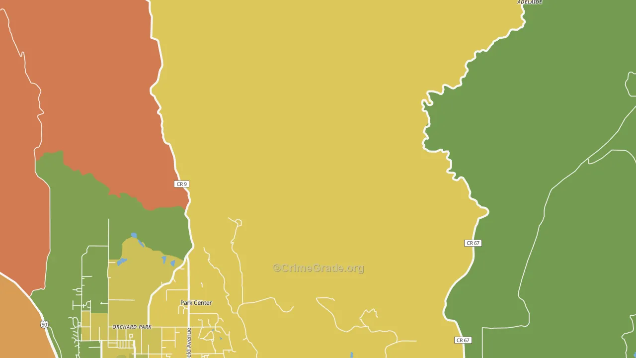 Park Center, CO Map of Assault Rates