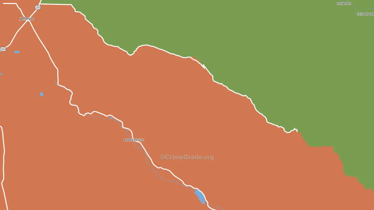 Park County, CO Map of Assault Rates