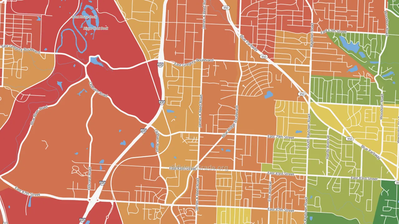 Park Farms, Kansas City, MO Map of Assault Rates