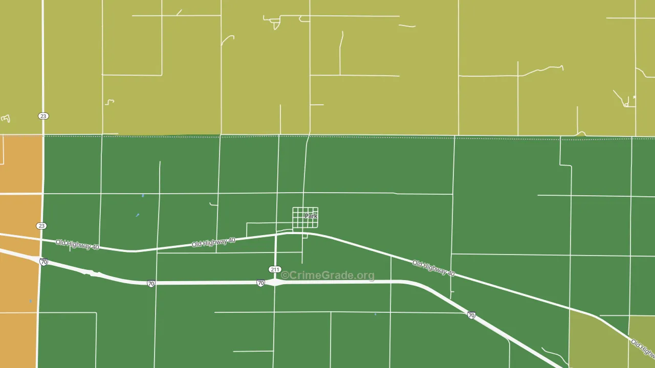 Park, KS Map of Assault Rates