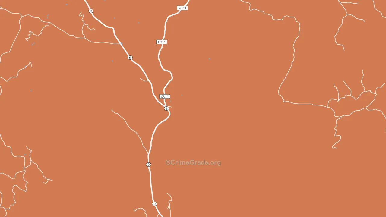 Parkdale, CO Map of Assault Rates