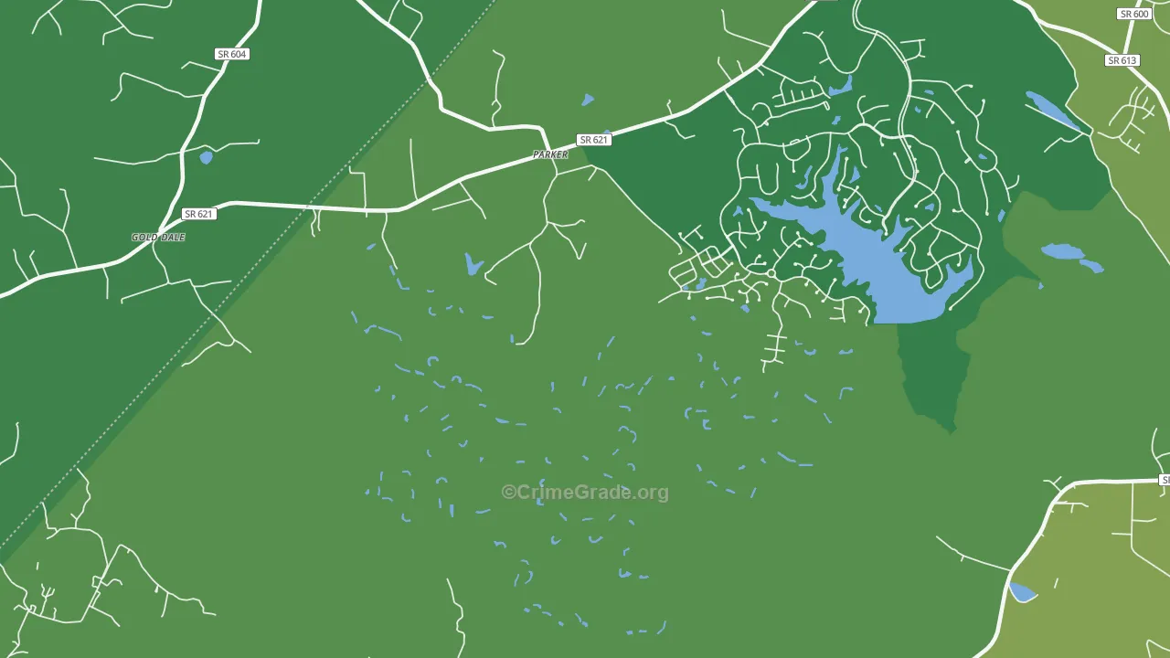Parker, VA Map of Assault Rates