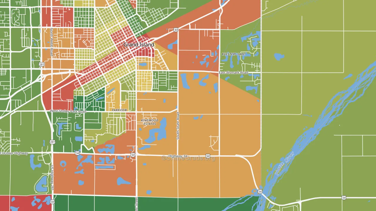 Parkview, NE Map of Assault Rates
