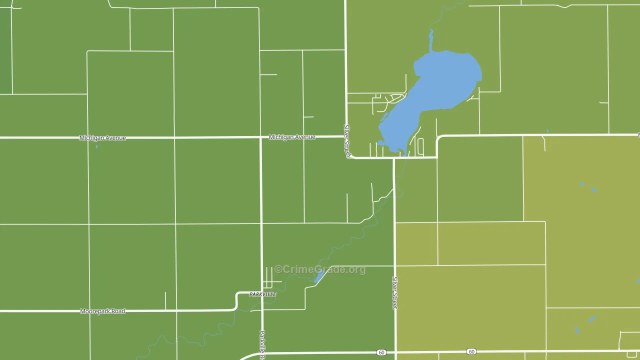 Parkville, MI Map of Assault Rates