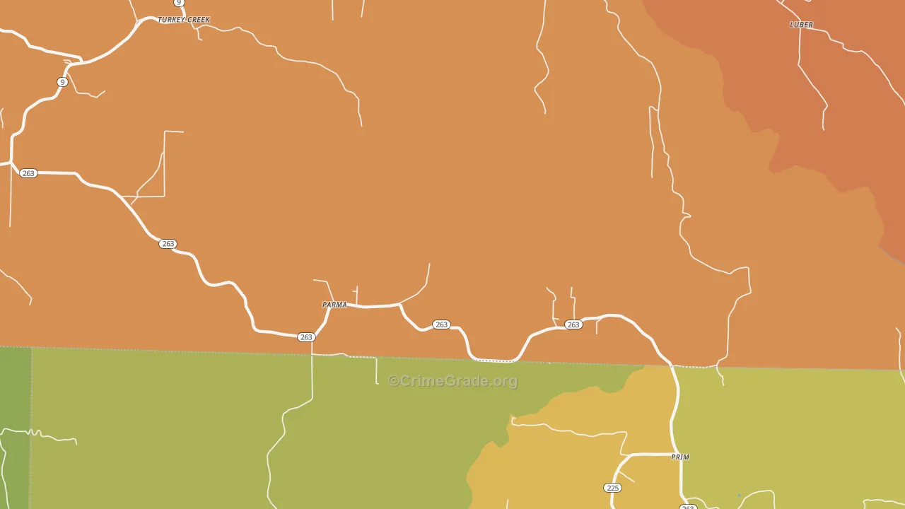 Parma, AR Map of Assault Rates