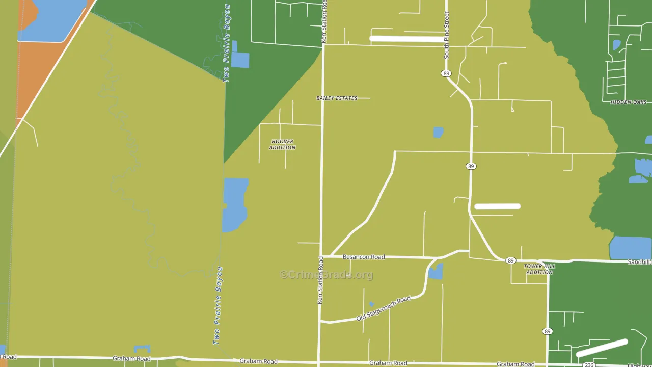 Parnell, AR Map of Assault Rates