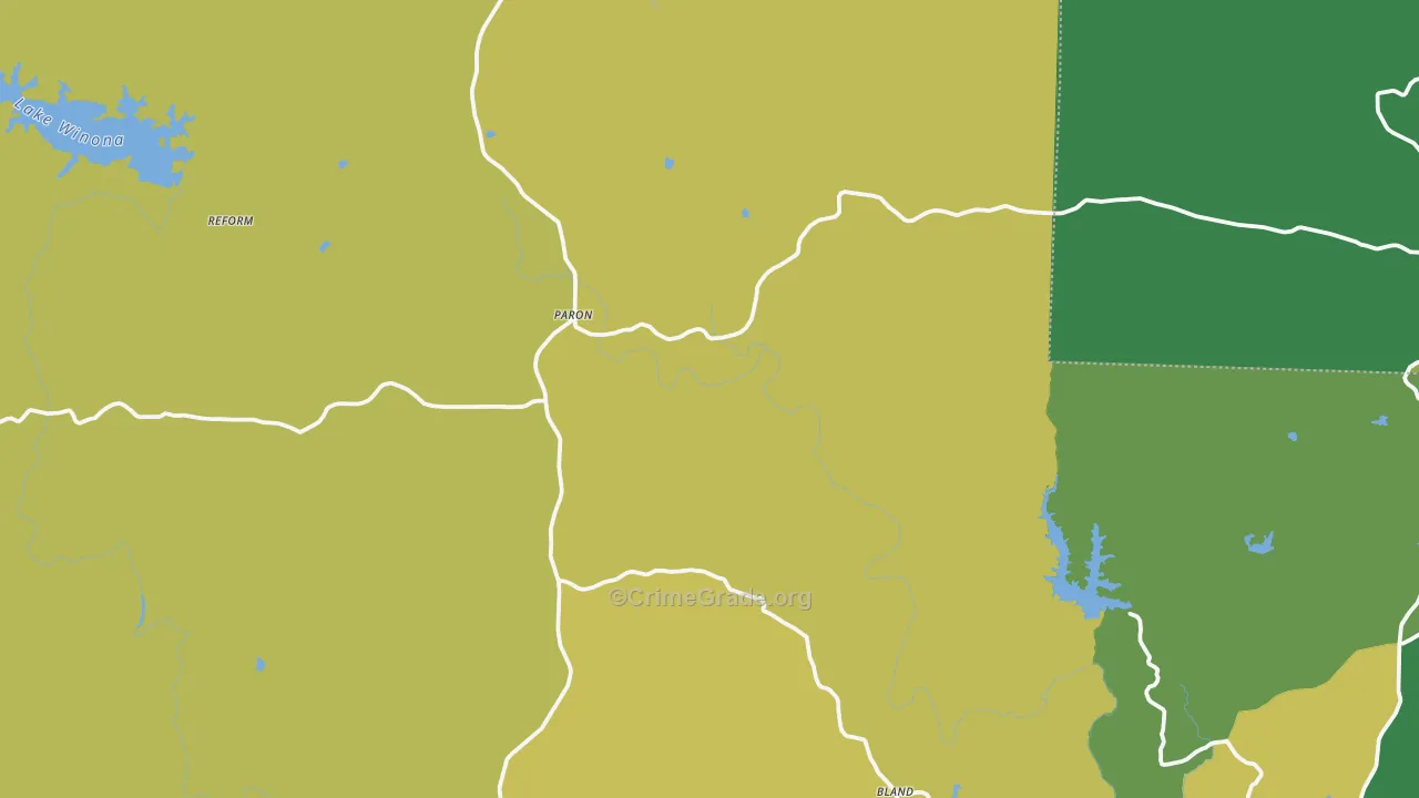 Paron, AR Map of Assault Rates