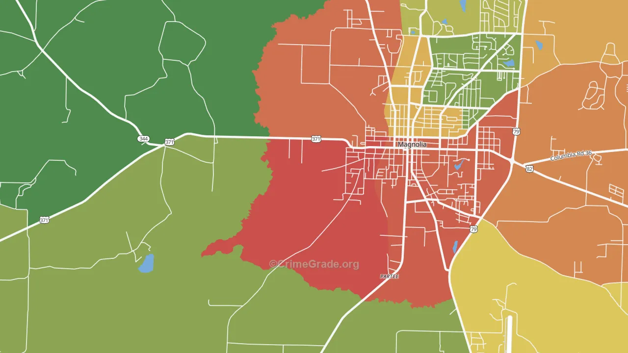 Partee, AR Map of Assault Rates