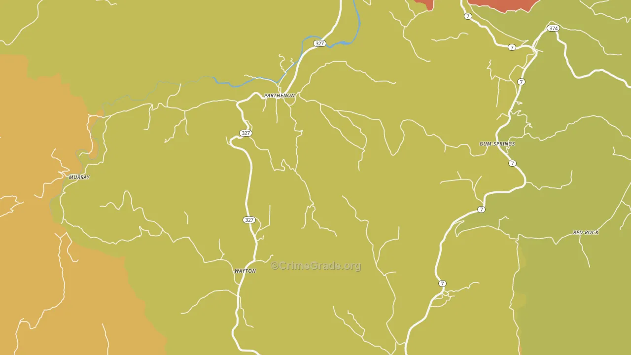 Parthenon, AR Map of Assault Rates