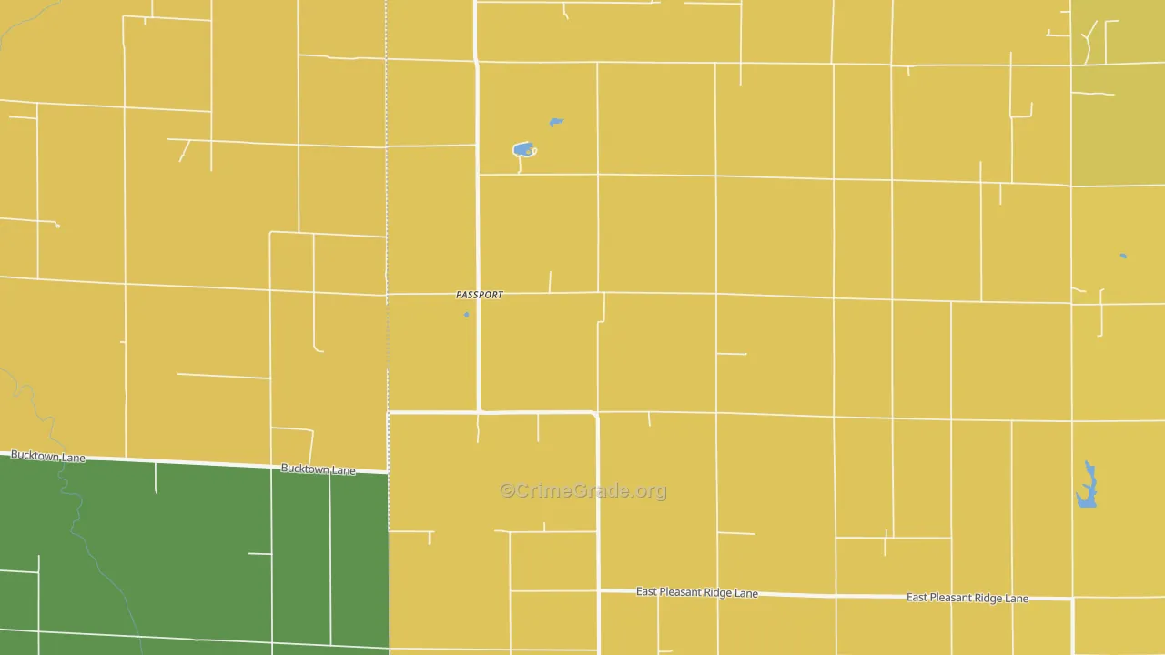 Passport, IL Map of Assault Rates