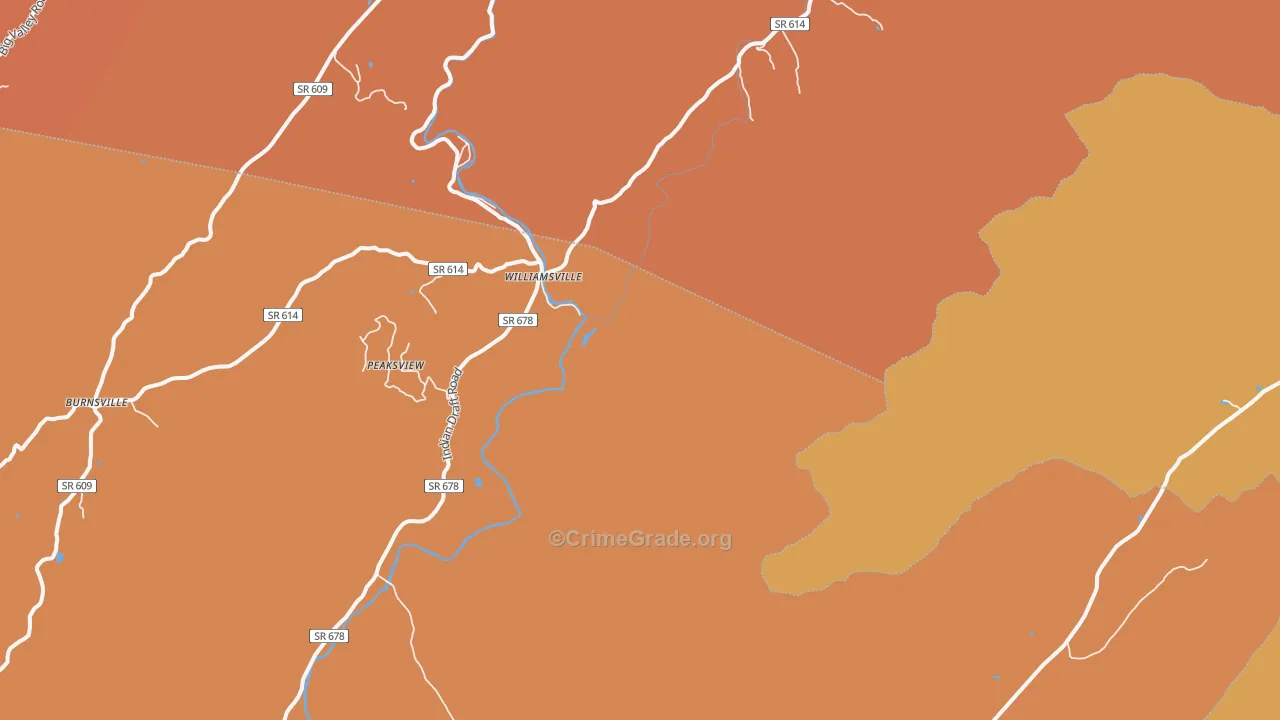 Patna, VA Map of Assault Rates