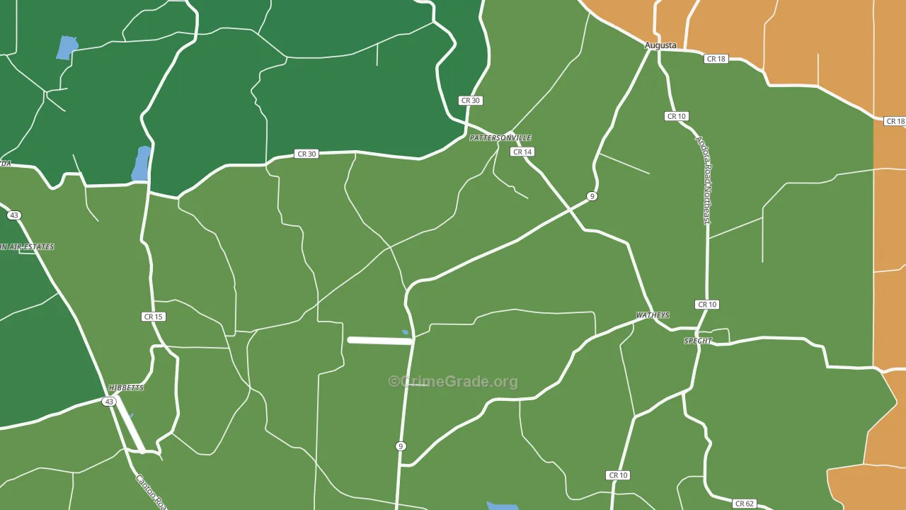 Pattersonville, OH Map of Assault Rates