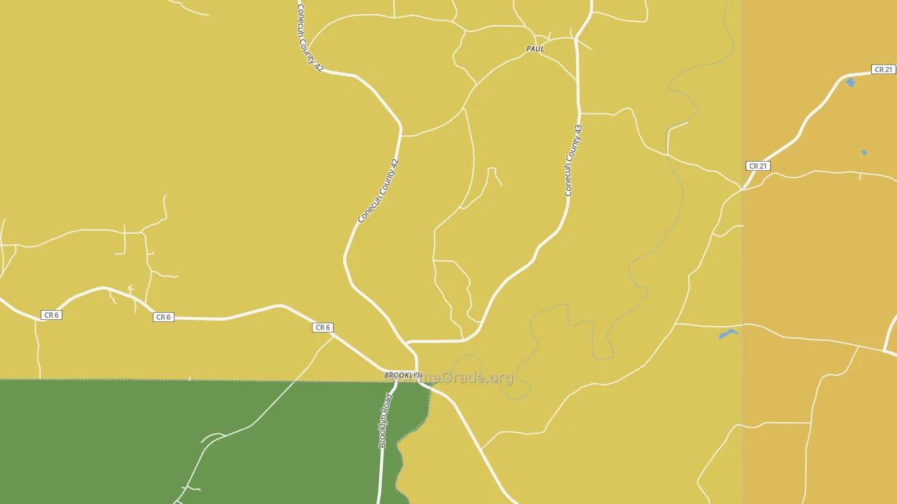Paul, AL Map of Assault Rates