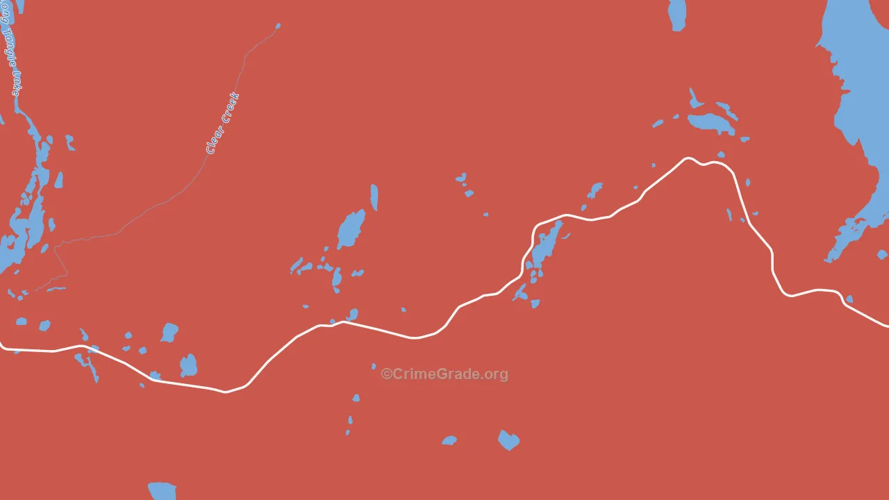 Paxson, AK Map of Assault Rates