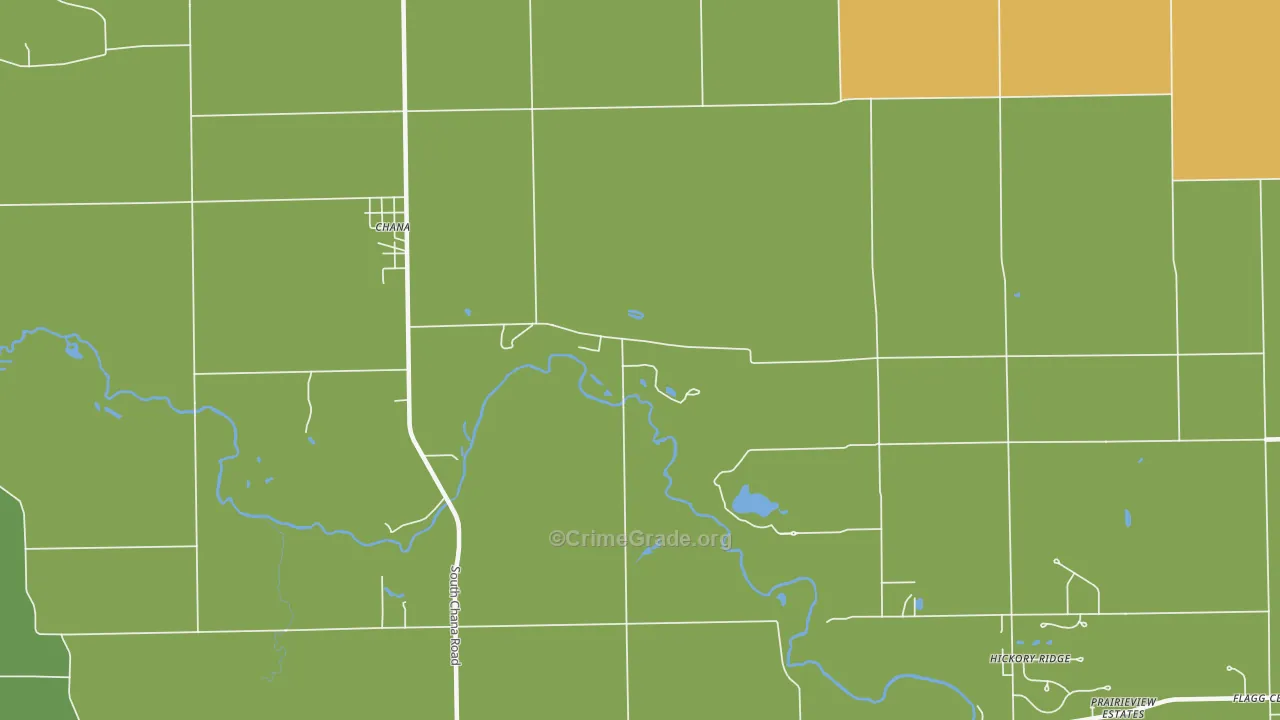 Paynes Point, IL Map of Assault Rates