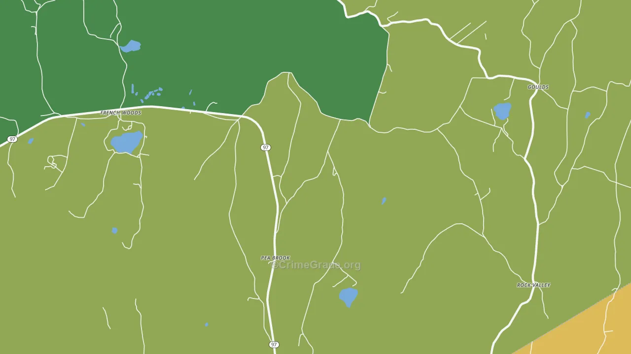 Peabrook, NY Map of Assault Rates