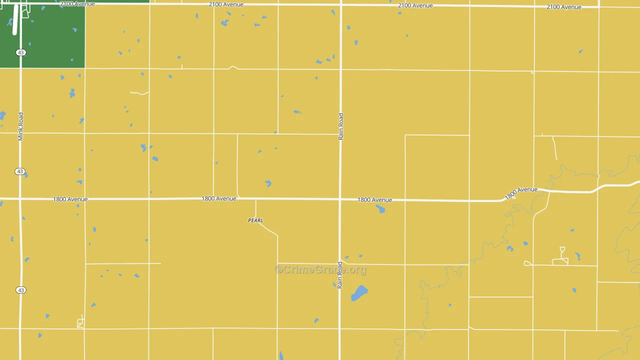 Pearl, KS Map of Assault Rates