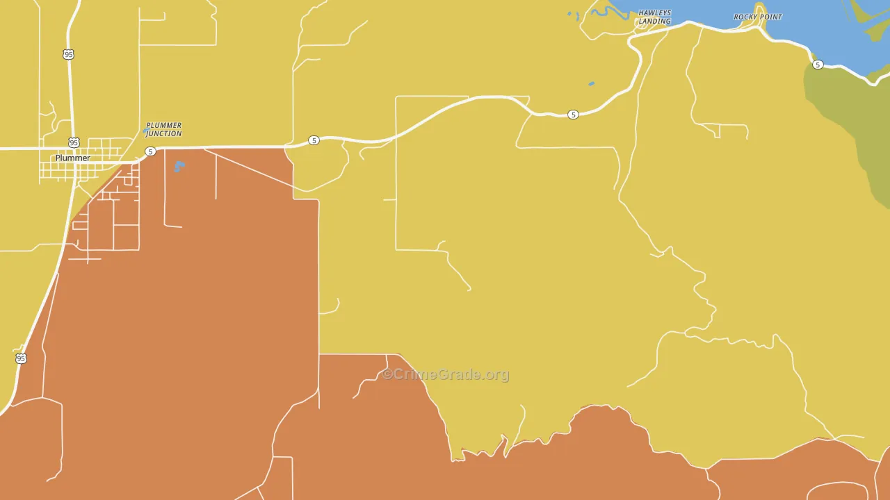 Pedee, ID Map of Assault Rates