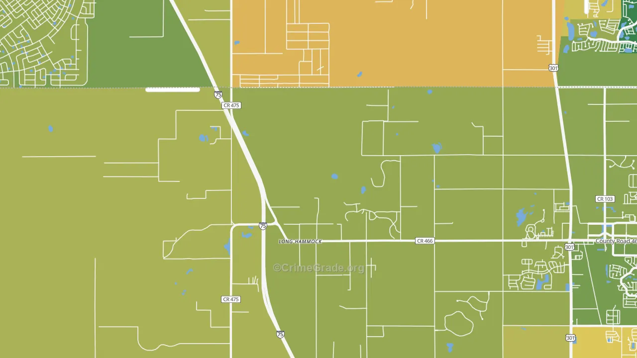 Pedro, FL Map of Assault Rates