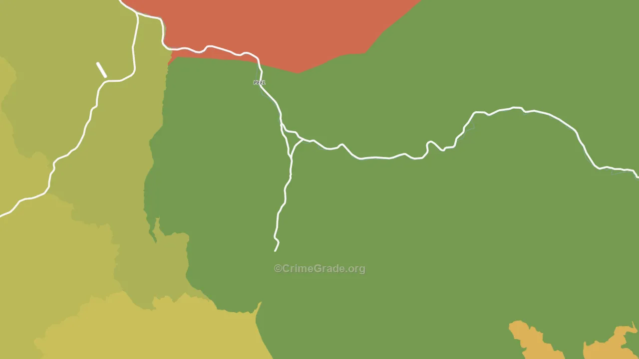 Peel, OR Map of Assault Rates