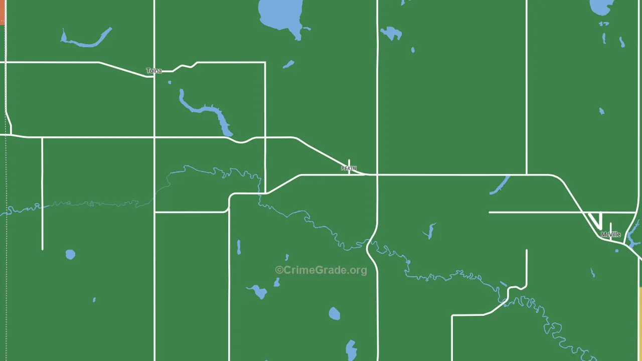 Pekin, ND Map of Assault Rates