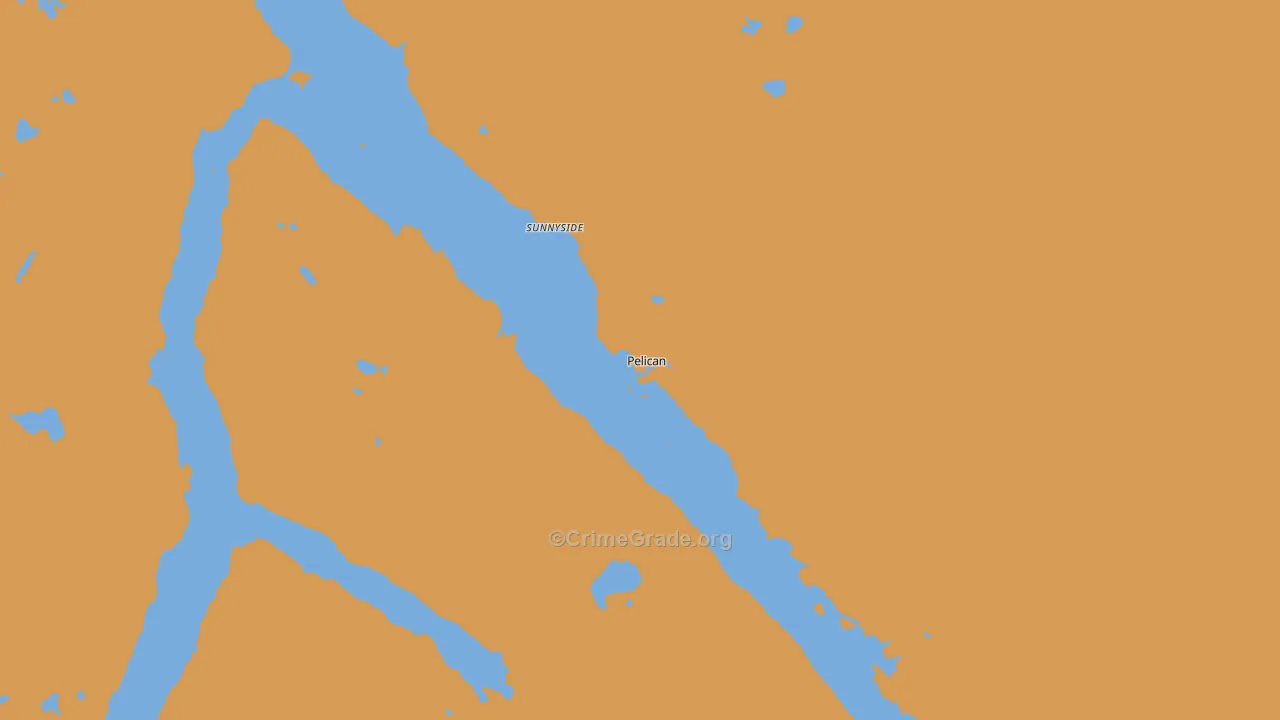 Pelican, AK Map of Assault Rates