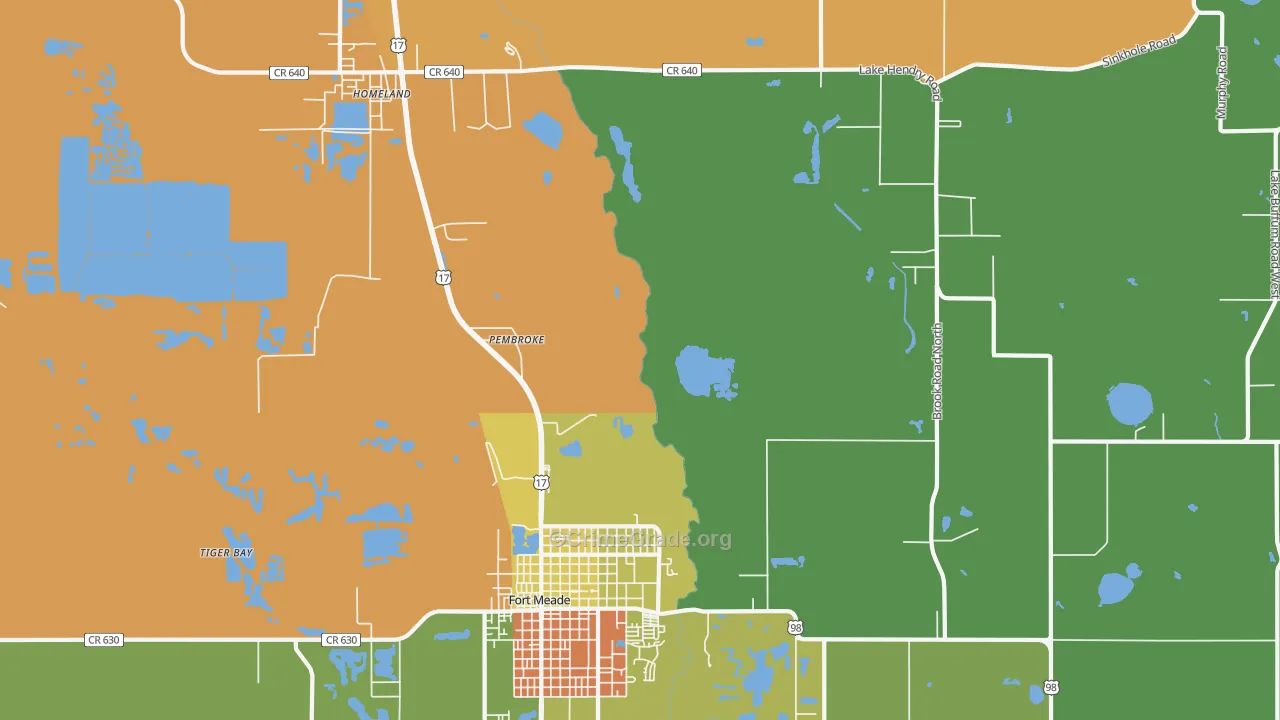 Pembroke, FL Map of Assault Rates