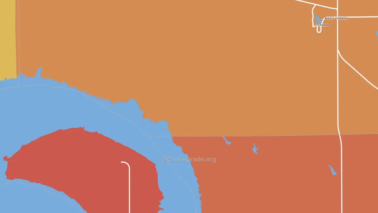 Peno, SD Map of Assault Rates