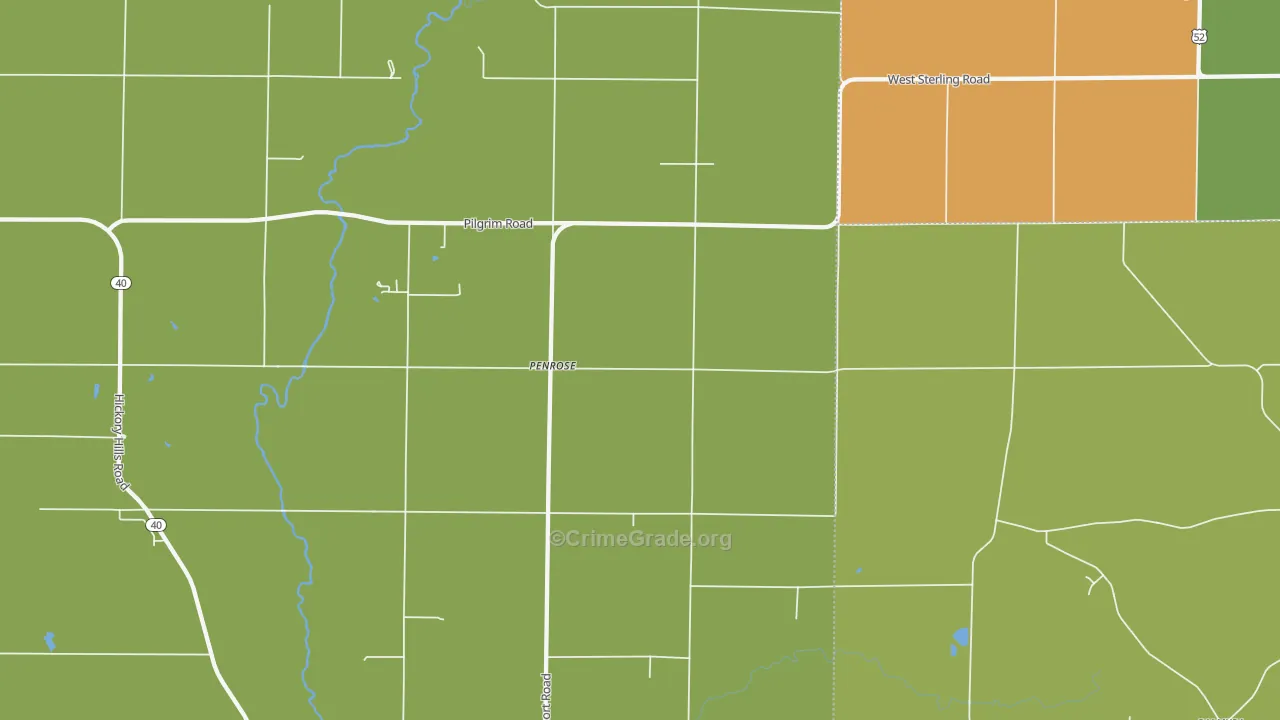 Penrose, IL Map of Assault Rates