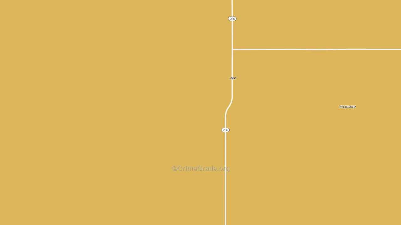 Pep, NM Map of Assault Rates