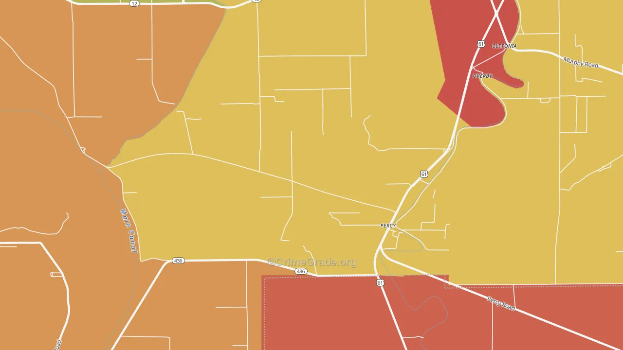Percy, MS Map of Assault Rates