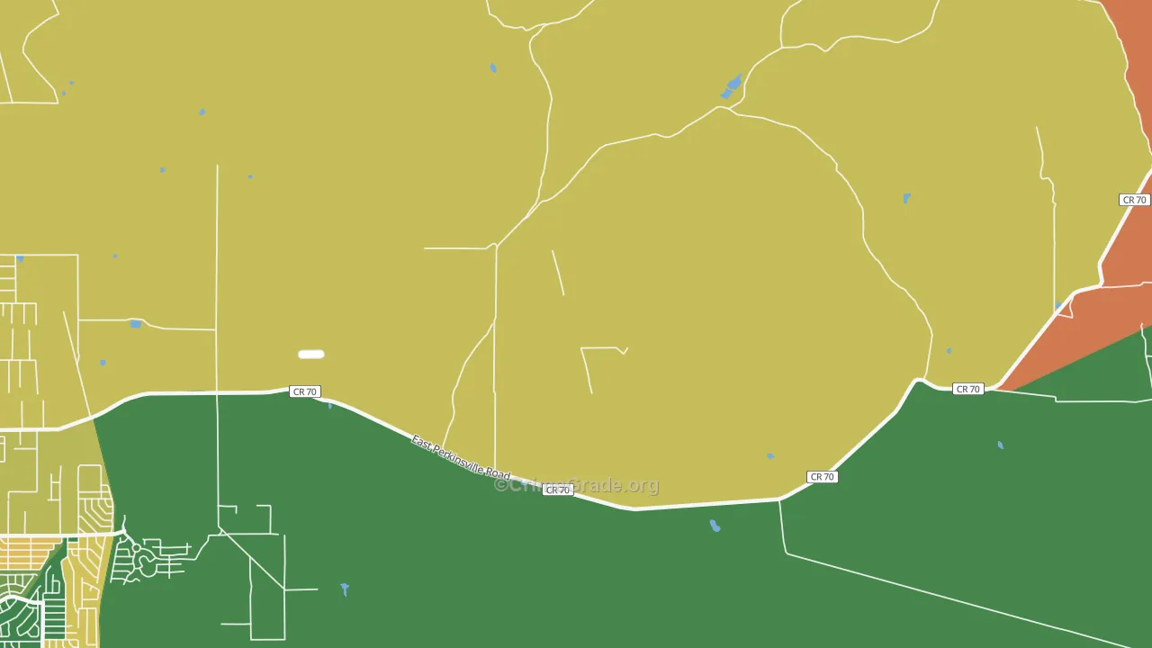 Perkinsville, AZ Map of Assault Rates