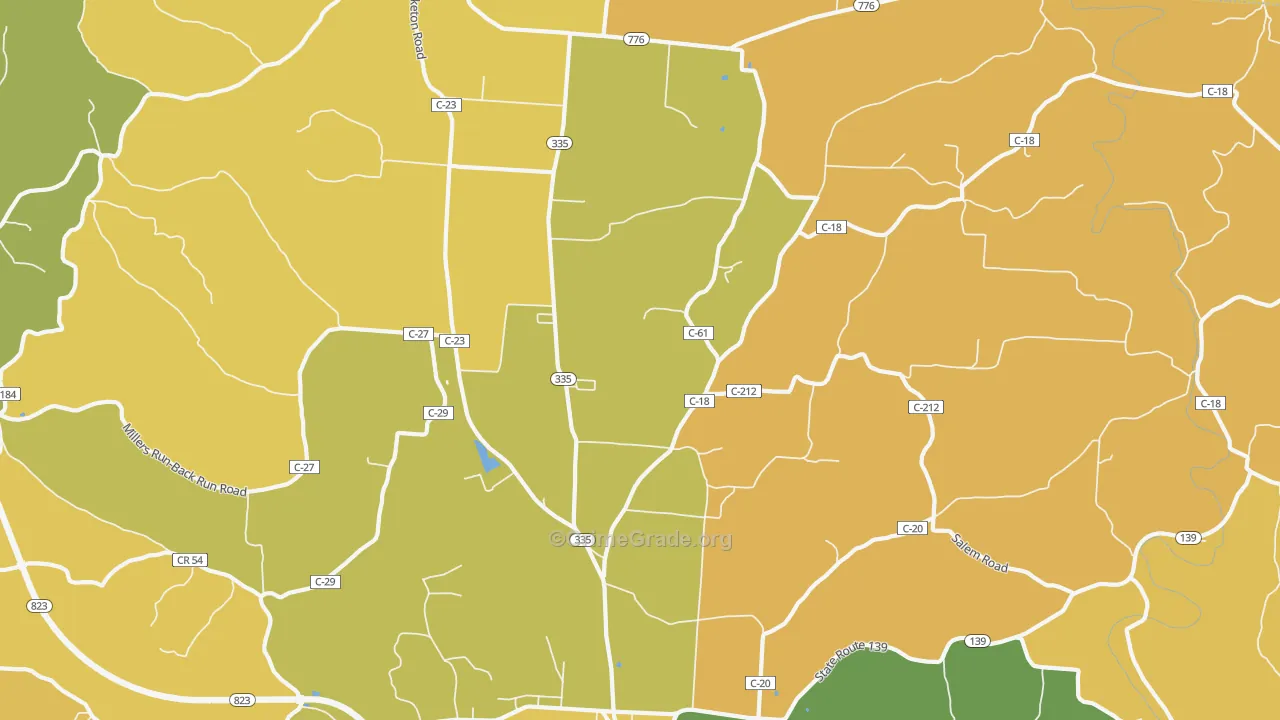 Perry Addition, OH Map of Assault Rates