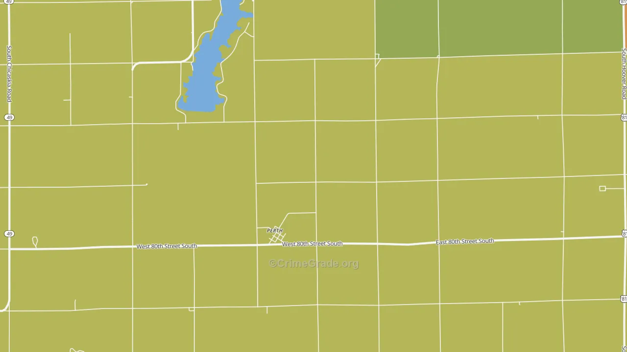Perth, KS Map of Assault Rates