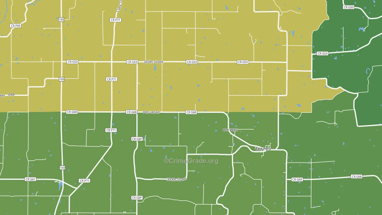 Peru, IA Map of Assault Rates