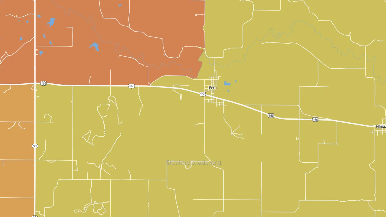 Peru, KS Map of Assault Rates