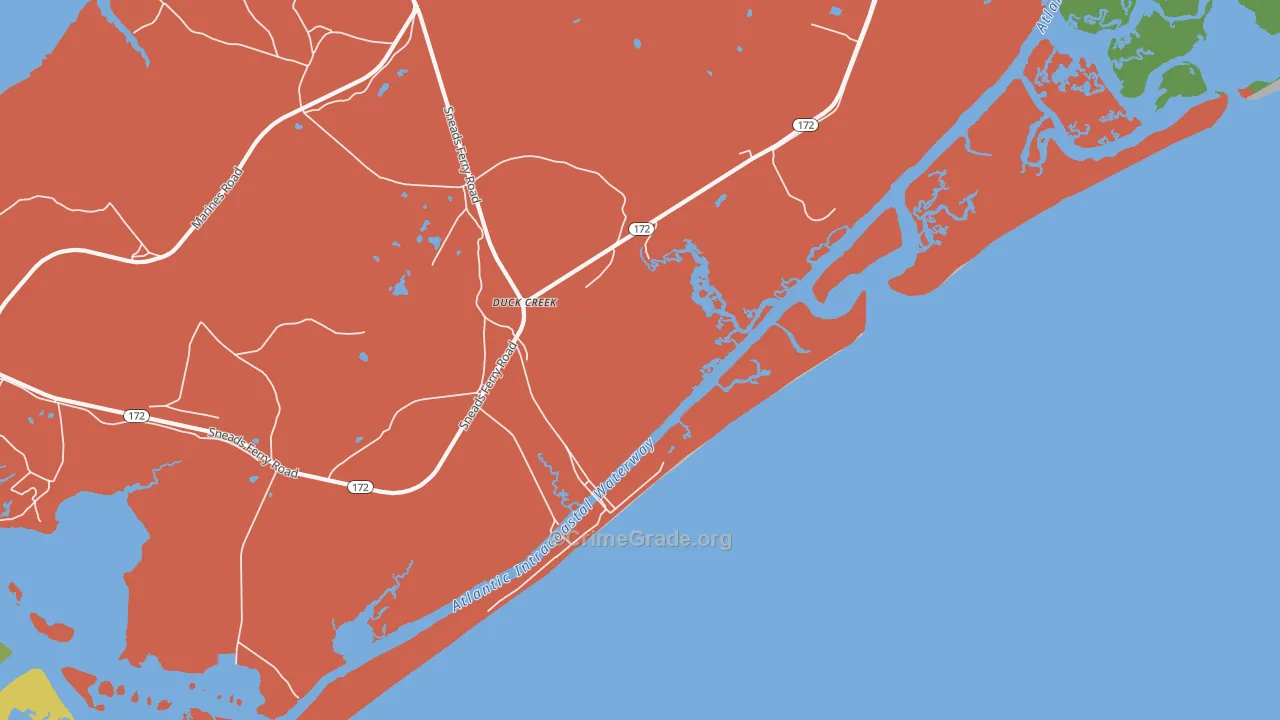 Peru, NC Map of Assault Rates