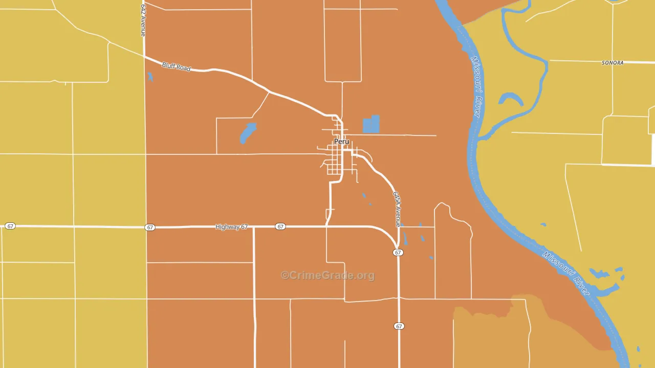 Peru, NE Map of Assault Rates