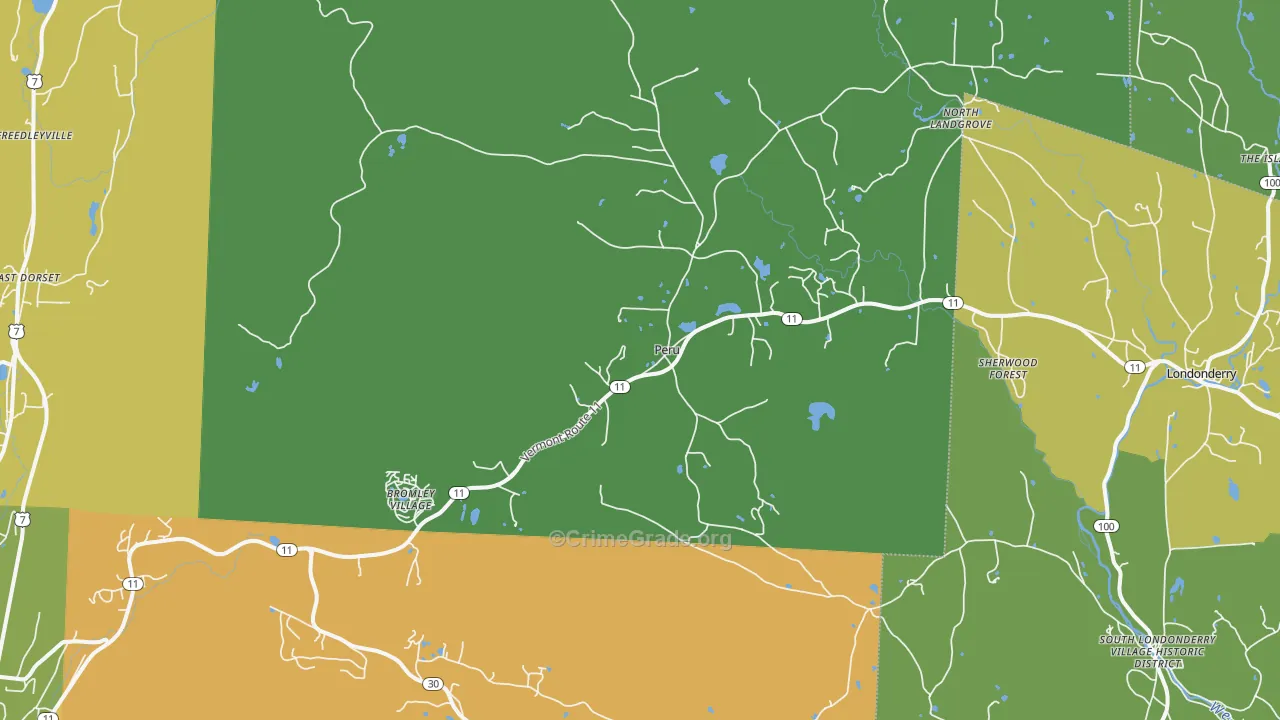 Peru, VT Map of Assault Rates