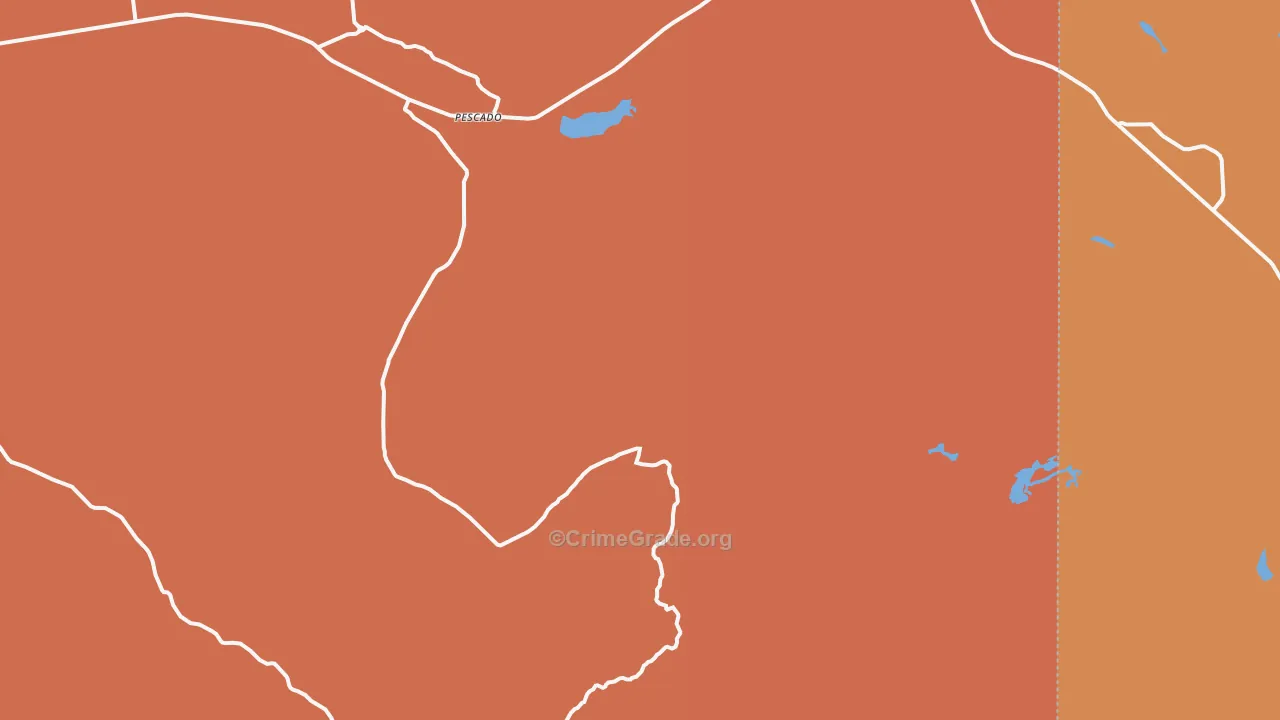 Pescado, NM Map of Assault Rates