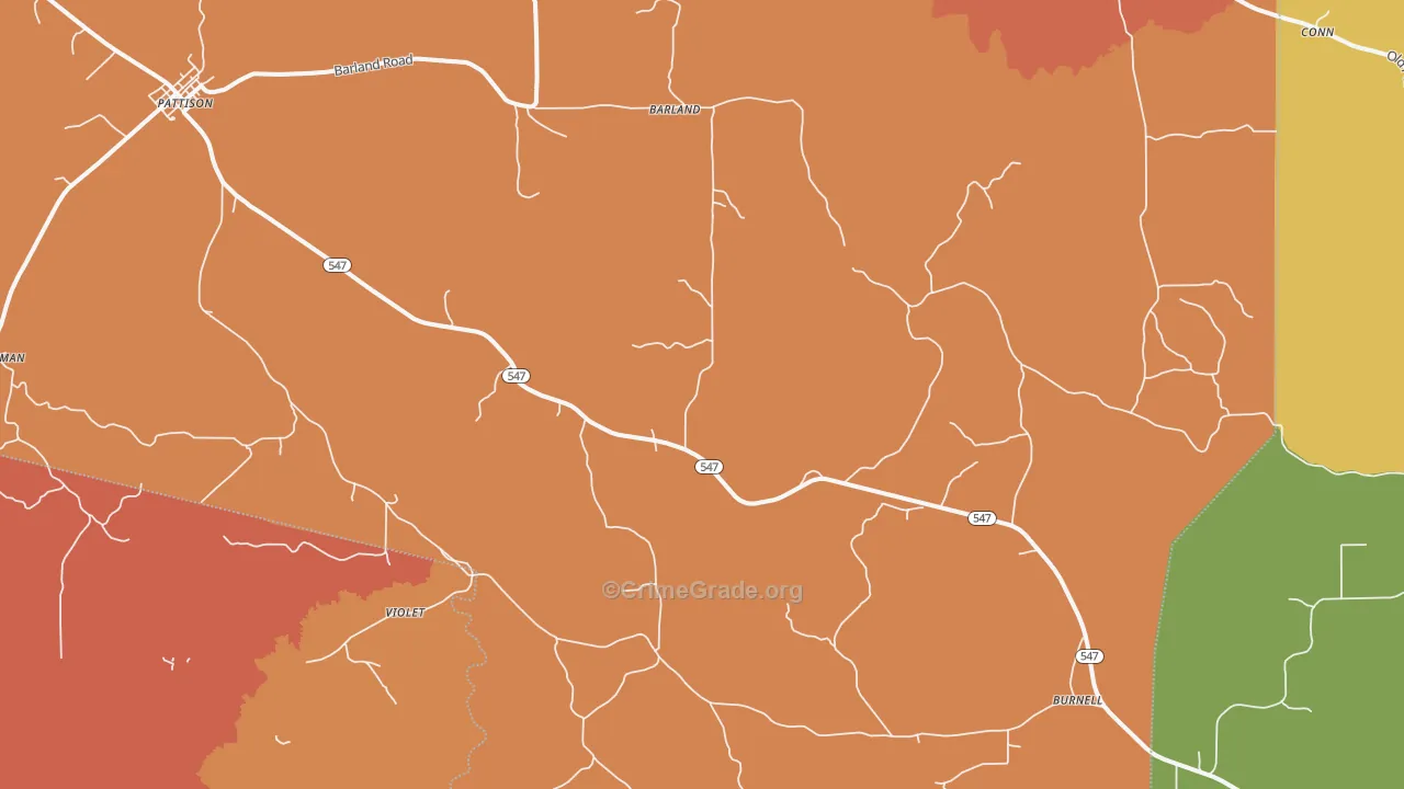 Peyton, MS Map of Assault Rates